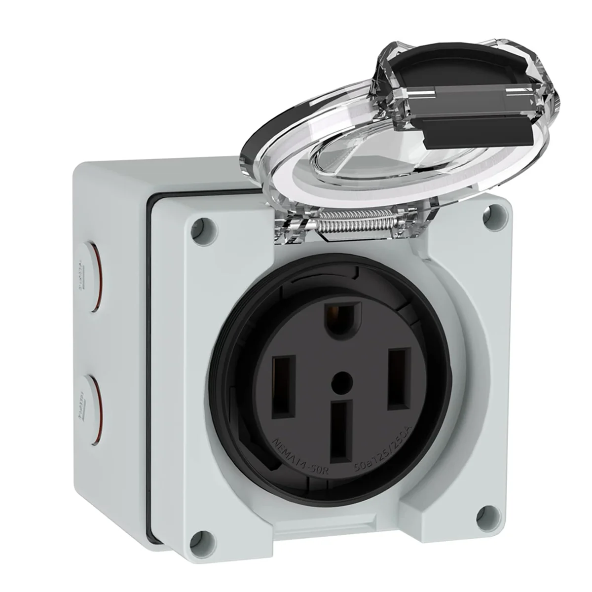 AT16 50Amp Power Outlet Box,12 - Outdoor Power Receptacle Box recension och pris