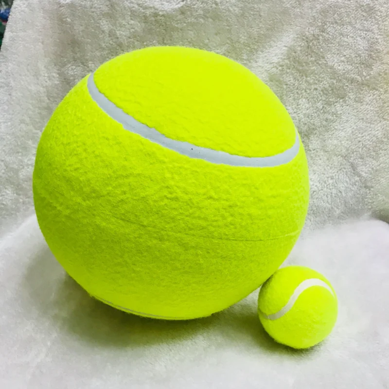 9.5Inch Large Dog Toy Ball Giant Pet Tennis Ball 24cm Inflatable Large Tennis Ball Dog Training Supplies