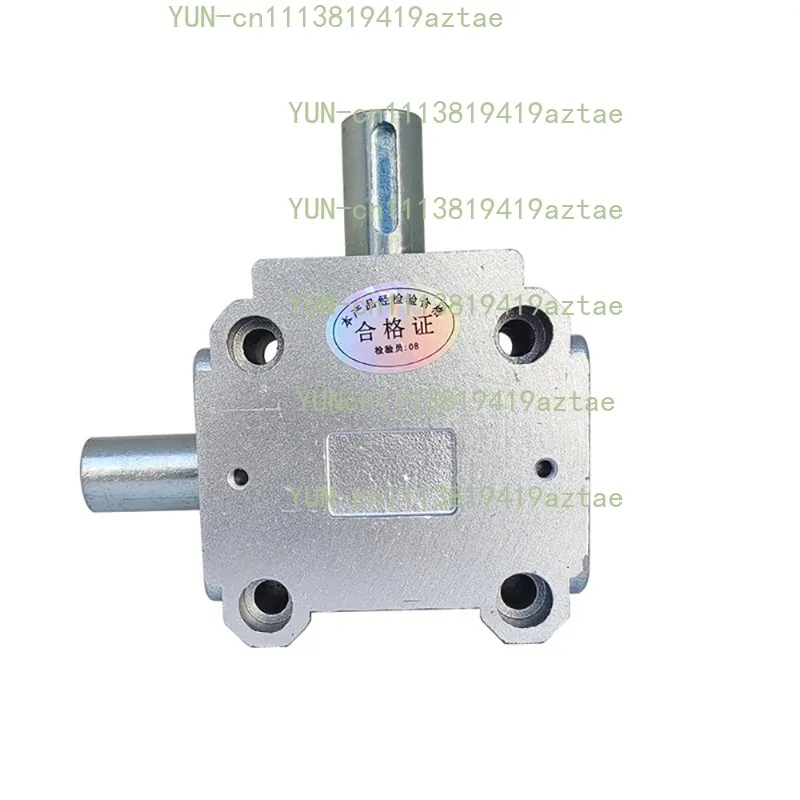 AAAAStainless Steel Right Angle Steering Box Cast Steel Gearbox 40N.M Large Load 2.5 Module 16 Teeth 90 Degree Commutator Gear