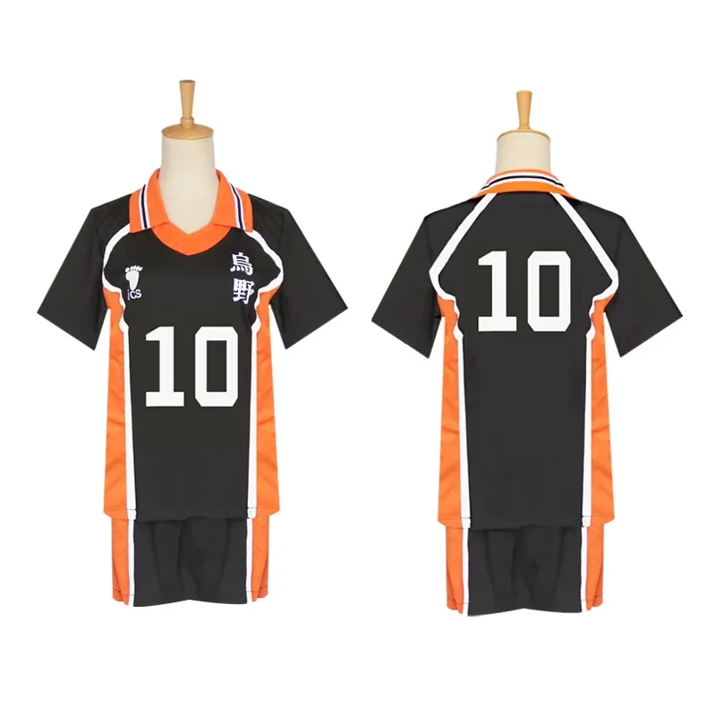 Anime Nekoma School T Shirt Men Karasuno High School Volleyball Club Hinata Shoyo Kageyama Sportswear Jerseys Halloween Gifts