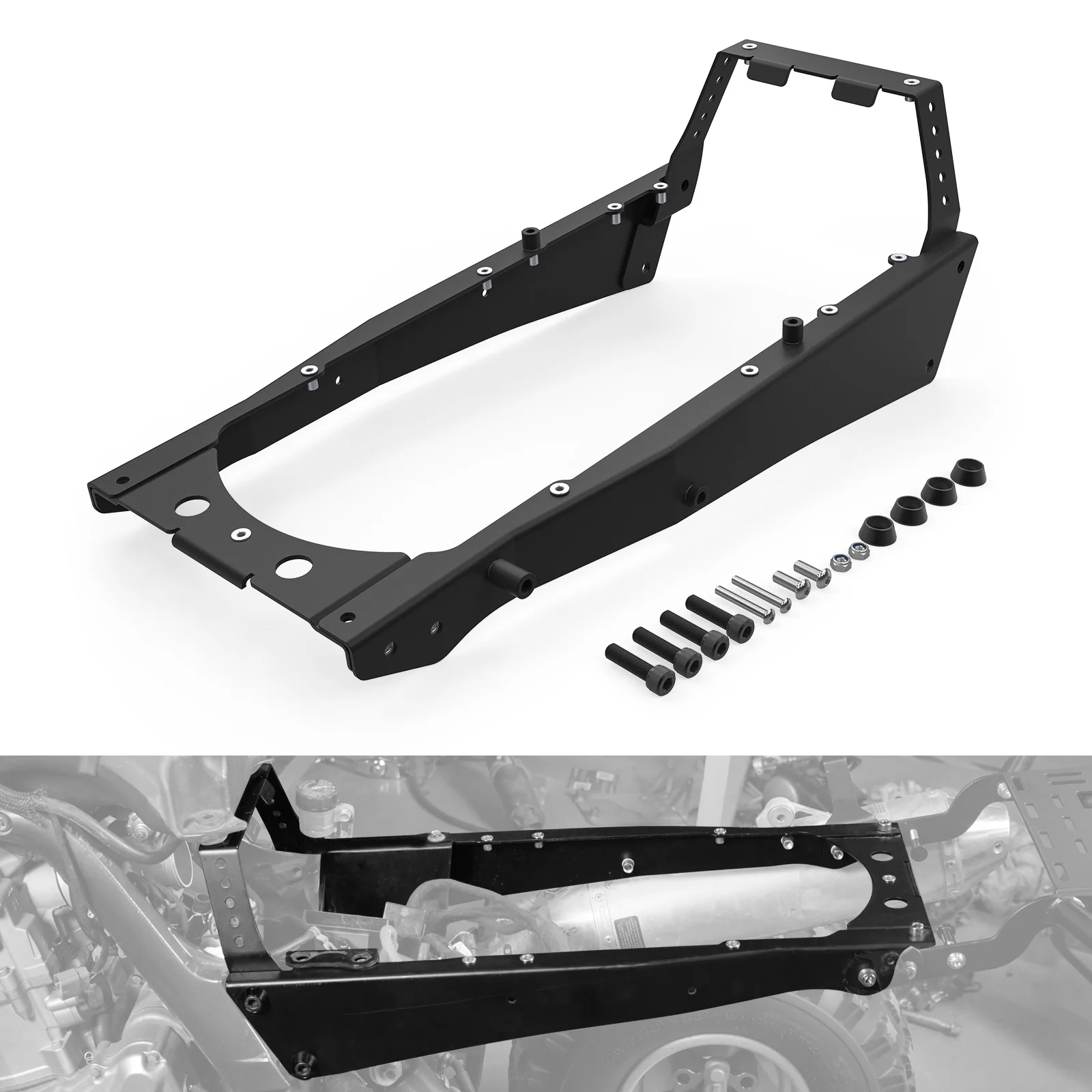 

NICECNC Rear Subframe Carbon Steel ATV Sub Frame for Yamaha Raptor 700 700R 2006-2024 Replace 2LS-F1190-68-00