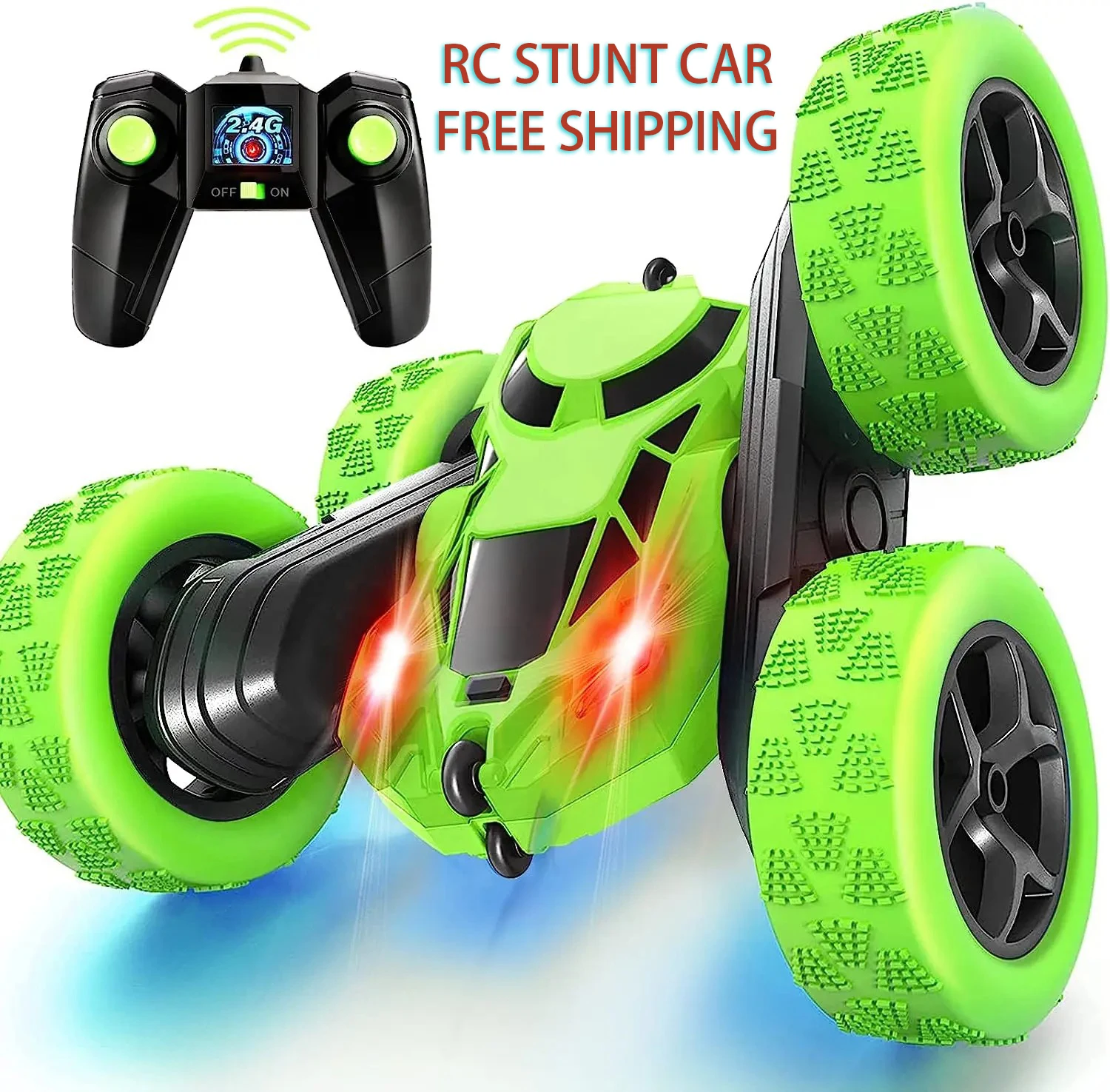 RC Stunt Auto Kinder doppelseitige Flip 2,4 GHz Fernbedienung Auto Grad Drehung Offroad Kinder RC Drift Auto Spielzeug Geschenke Jungen