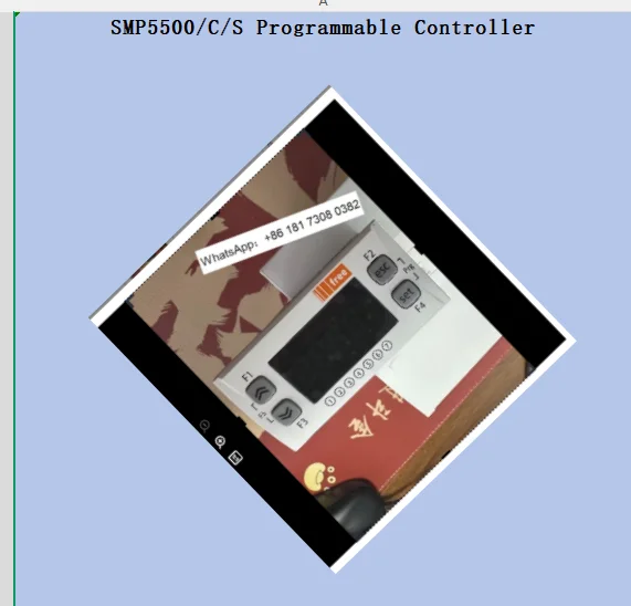 SMP5500/C/S Programmable Controller With Clock Status Alert High Performance