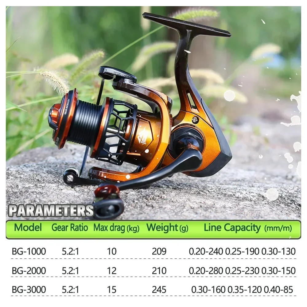 Carrete Spinning JOSBY Metálico – Robusto para Carpa - imagen 3