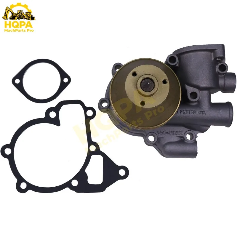 750-40627 75040627 Water Pump compatible with Lister Petter LPW2 LPW3 LPW4 LPWT4 LPWS2 LPWS3 LPWS4 Engine 3 Bolts Type