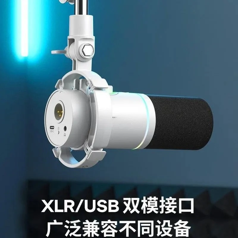 PD200X Dynamic Microphone Desktop Bracket Gram Wind Cantilever Bracket Computer Noise Reduction Flash Receiver