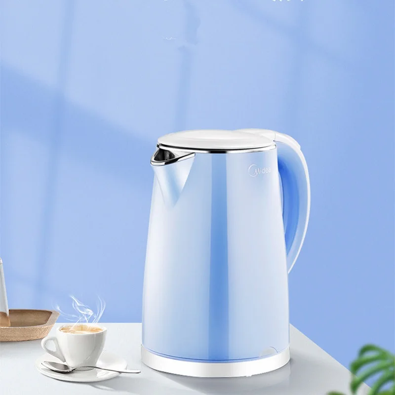 

Midea 220V 1500W Electric Kettle 304 Stainless Steel 1.7L Capacity Heating Kettle Boiling Kettle Intelligent Power Off