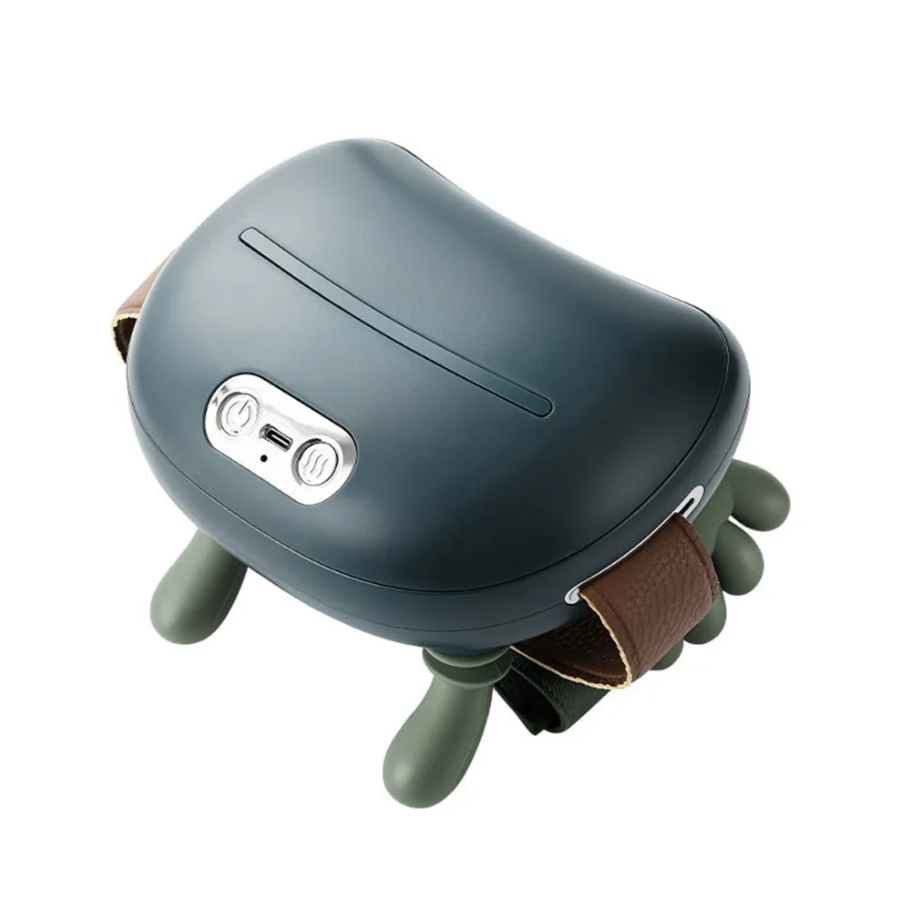 

Беспроводной электрический массажер для шеи с технологией глубокого разминания, USB-зарядкой, подогревом и компрессией, имитирующий массаж пальцами