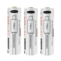 Lumintop 14500 Lithium Battery with TYPE-C Port Direct Charging 3.6V/3.4wh 920mAh USB Rechargeable for LED Flashlight Toy