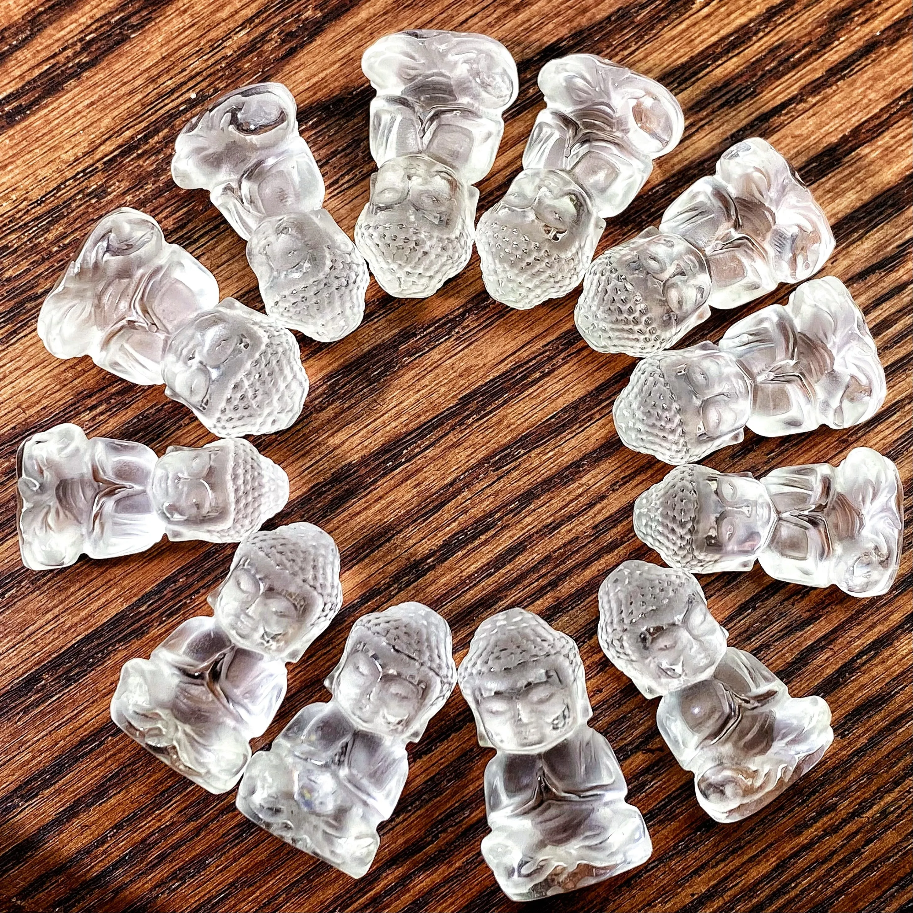 1PC High Quality Random Clear Quartz Sitting Buddha Natural Crystal Carving,Scene DecorationDesktop DecorationCrystal Ornaments