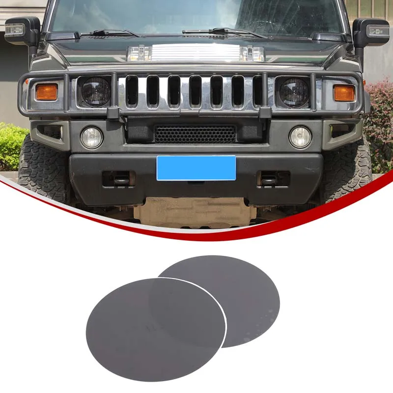 

For Hummer H2 2003-2009 TPU black car headlight rear headlight film decorative sticker car exterior protection accessories
