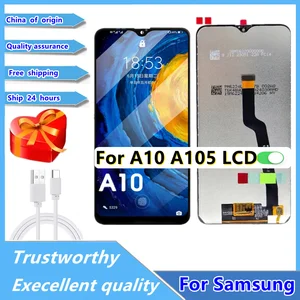 Bilashmart high quality 6.2 Display Samsung A10 A105 LCD Display Screen replacement Digitizer Assembly Samsung A105F SM A105F LCD