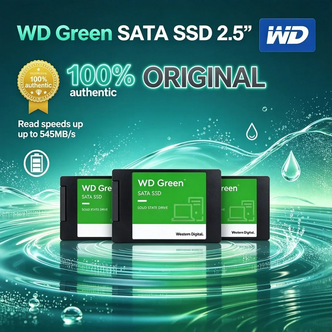 Western Digital SATA SSD Original WD Green SATA3 2.5" Internal Solid State Disk PC Hard Drive For Desktop Notebook 250GB 1TB 2TB