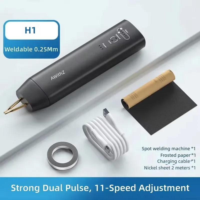 Digital Handheld Spot Welder Upgraded H1 H2 Big Color Screen 90 Gears Spot Welding Tool For 18650 Lithium Battery DIY Pack