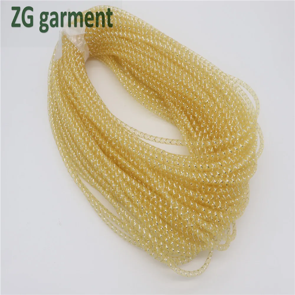 Netzrohr, röhrenförmig, Rosshaar, Krinoline-Röhren, Crin Cyberlox, DIY-Halskette, Halsband, Armband, Haarnadel, Dekoration, Bastelbedarf, 4 mm/8 mm – Detail 23