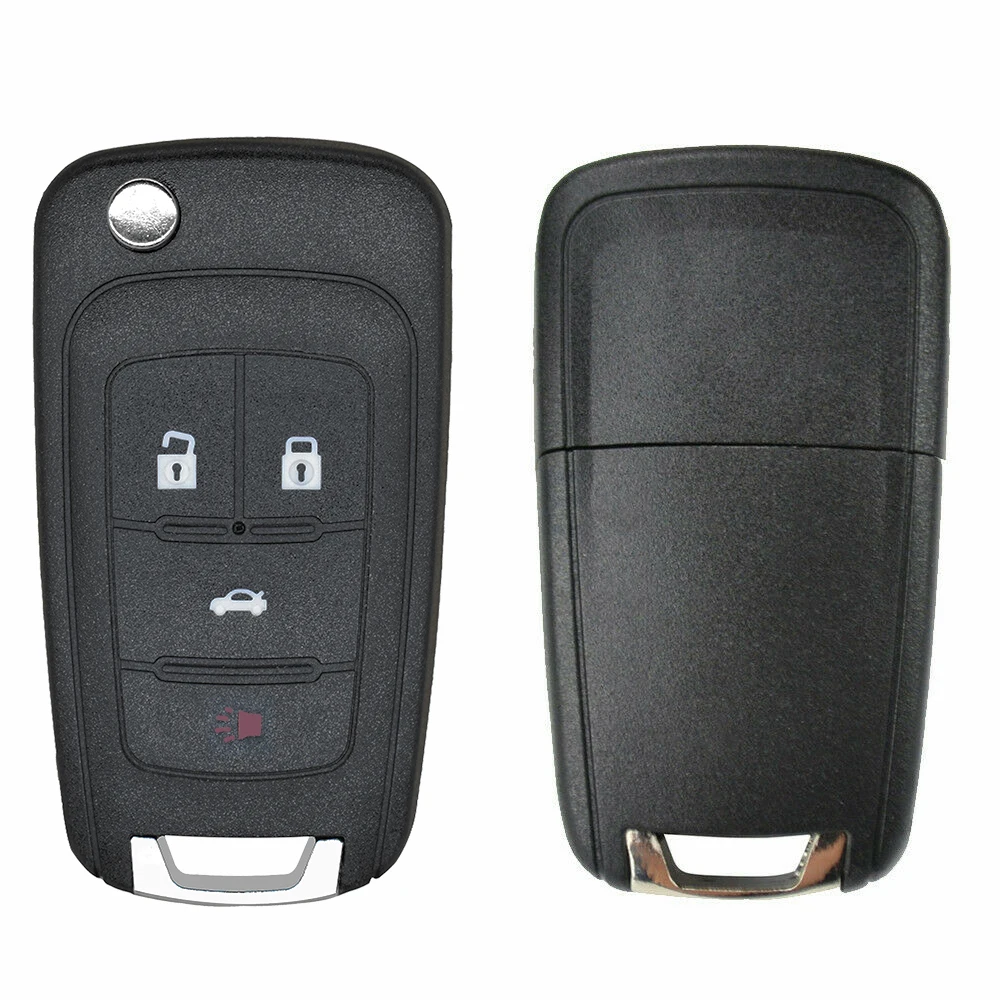 4 Buttons Flip-Out Key Case Fob Repair for Opel Vauxhall Corsa Astra Chevrolet Cruze Equinox Malibu Holden Barina Colorado Epica