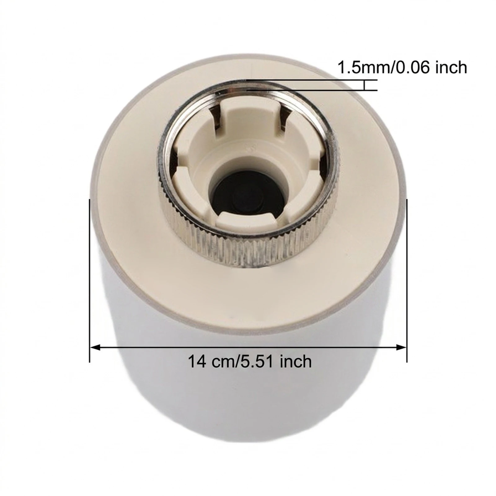 Programmable Heating Control for Smart Radiator Thermostat Energy Saving Anti-calc Features for child Lock Function 14*7.4*6.3