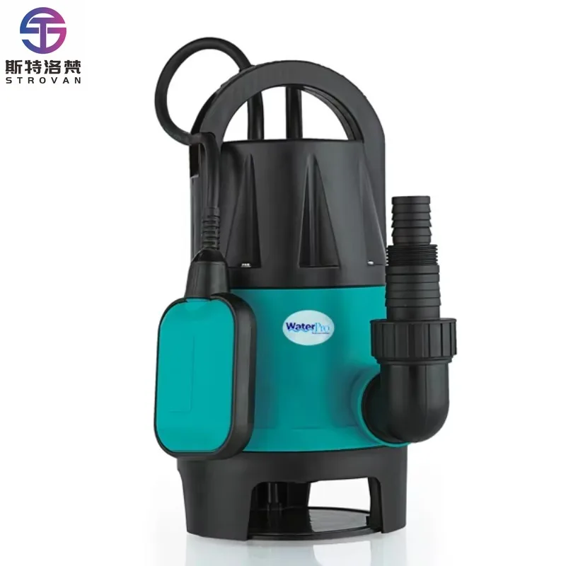Mini 400W Sewage Submersible Pump WATERPRO Plastic Body with Float Switch for Dirty Water Removal