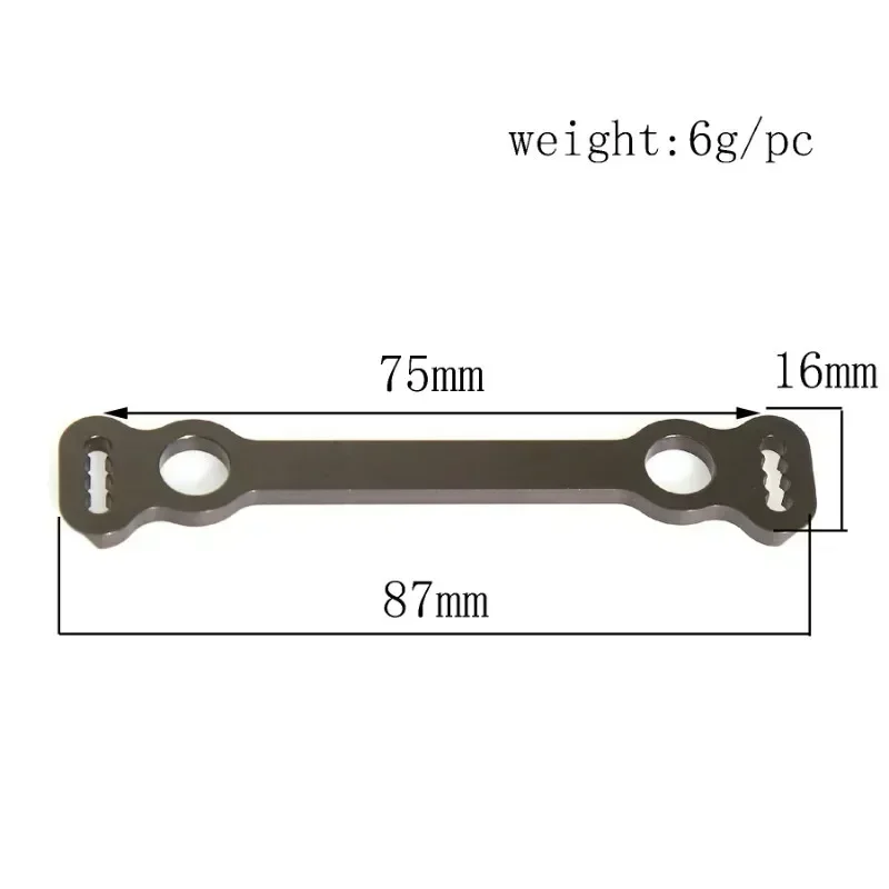 Metal Steering Plate IF517 for Kyosho MP10 MP9 1/8 RC Car Upgrade Parts Accessories view 4