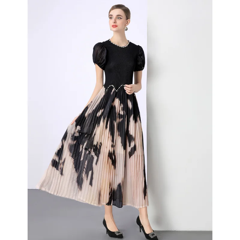 Direct S Plissé 90200 Pou Jupe taille moyenne Street Sle non contrainte Or Sve Thi Winter Dr pour W d'âge moyen...