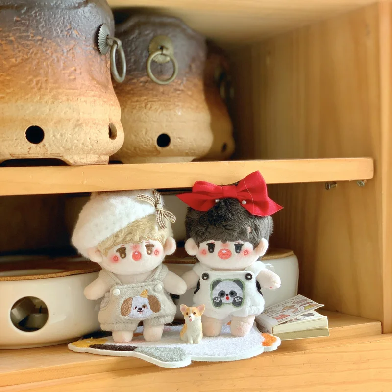 10 سنتيمتر دمية القطن ملابس الطفل لطيف الحمالات المرنة سلسلة لا سمة العالمي دمية خلع الملابس لبدلة Kawaii باليد