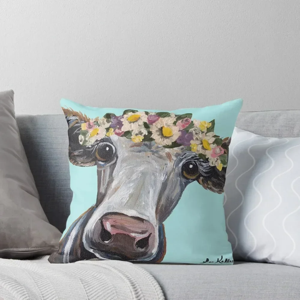 

Cow Art, Farmhouse Cow Art Throw Pillow christmas decorations 2025 Sofa Cushions Covers Cushion Cover Luxury pillow