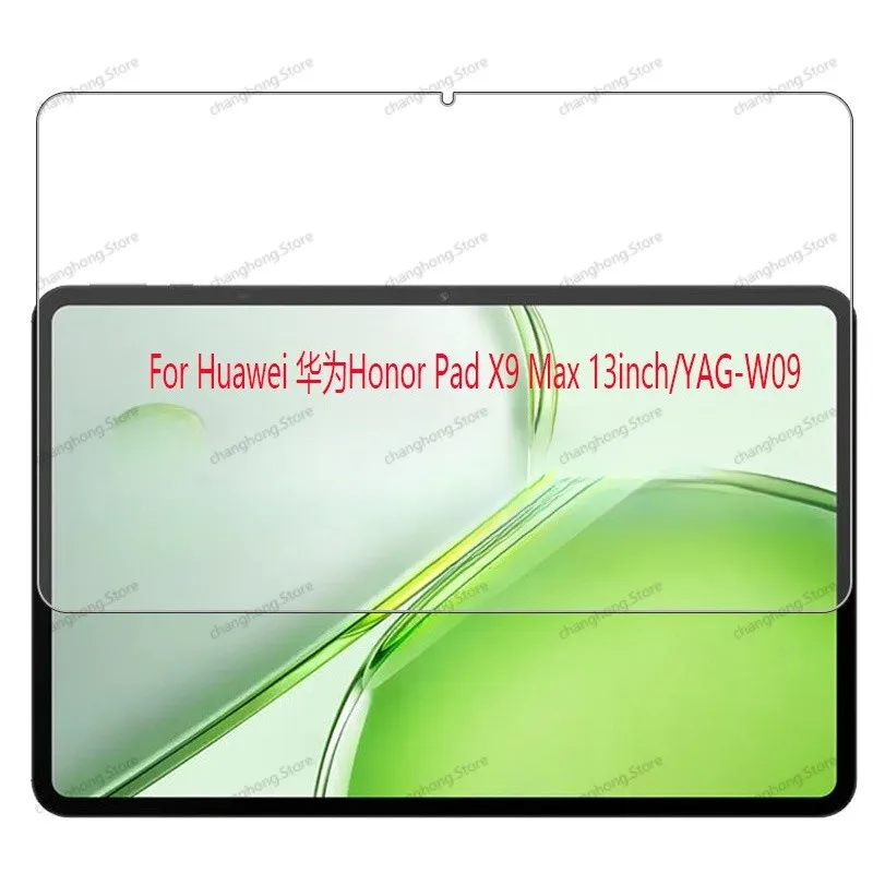 HD Tempered Glass Tablet Screen Protector For Honor Pad X9 Max 13 inch 2026 YAG-W09 Anti Scratch Clear Protective Film