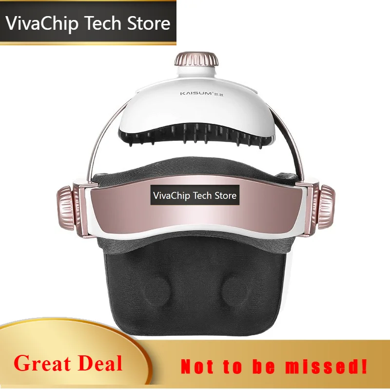 VivaCTHead Compress Air Bag Massager Head Massager With Heat Compression Head Massage With Heat Compression