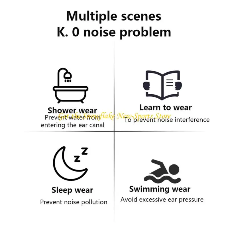 

E56D 30 шумоблокирующих беруши в форме сердца, водостойкие мягкие силиконовые беруши для плавания, исследования сна