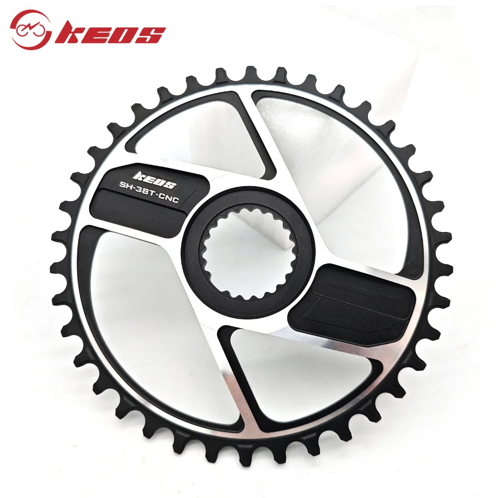 KEOS MTB Chianring لـ 12 سرعة SH Direct Mount Crankset M9200 M9220 34T/36T/38T/40T سلسلة لـ 7-12 سرعة CNC جوفاء خفيفة الوزن #6