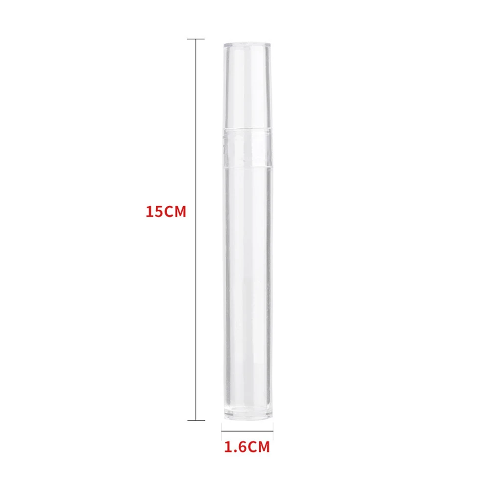 10 stuks naalddoos transparante pincetopslagbuis stevig ABS-materiaal compact formaat wimpergereedschap organisator gemakkelijke toegang