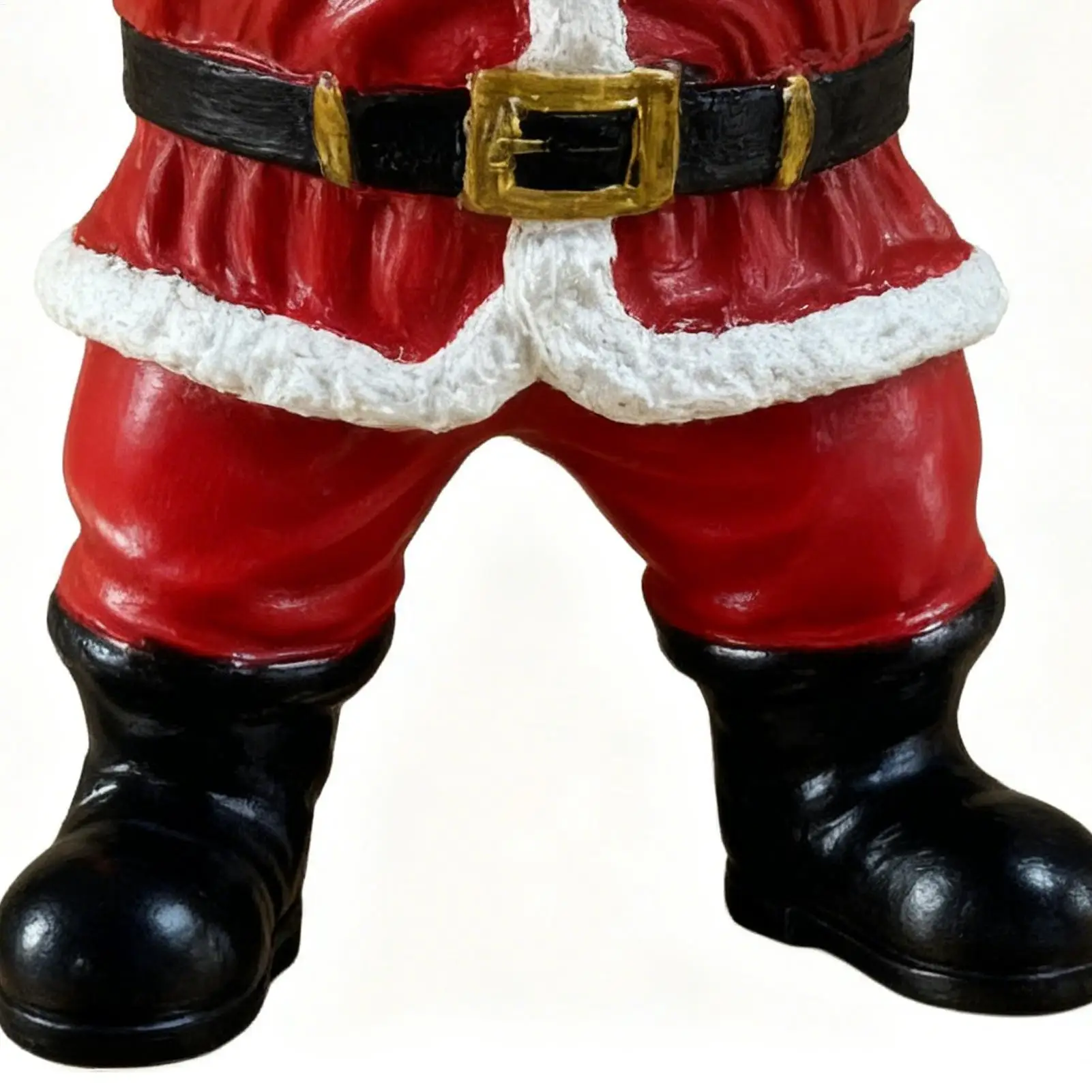 Resin Santa Claus Figurine Resin Muscle Home Decorations Christmas Decoration Figurine For Thanksgiving Birthday Party Offices
