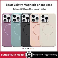 New Camera Button Protect Case for IPhone 16 Pro Max Plus for Beats/ Apple Specific Original MagSafe Animated PC Otter Cover Box