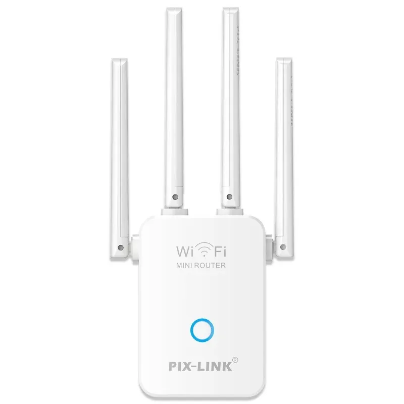 PIXLINK WR32Q WiFi Repeater Signal Enhancer Wireless Extender Repeater 300Mbps WiFi Signal Amplifier Home Enhancer Dual Antenna