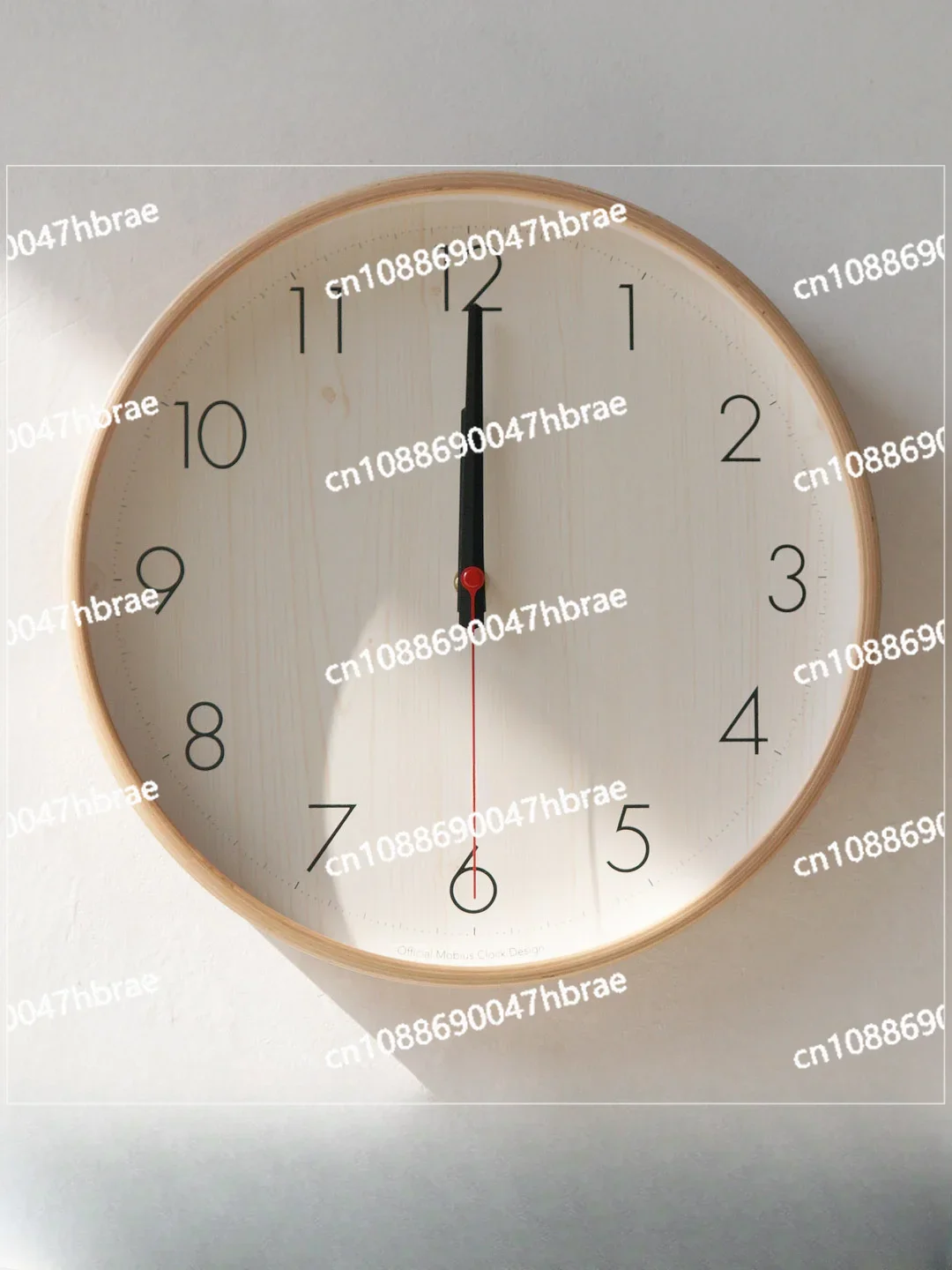 Simple Solid Wood Living Room Silent Wall Clock Decoration Watch High-end Sensory Clock Household Quartz Clock