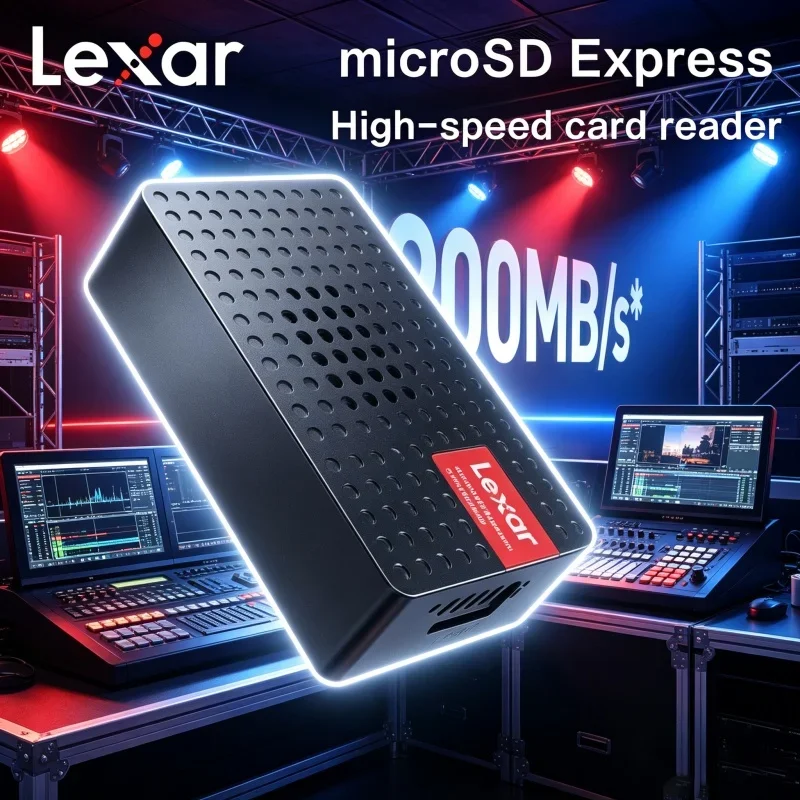 Portable Type C Memory Card Reader Lexar PLAY PRO RW540 microSDXC Express USB3.2 900MB s High Speed Gaming Reader for Switch 2