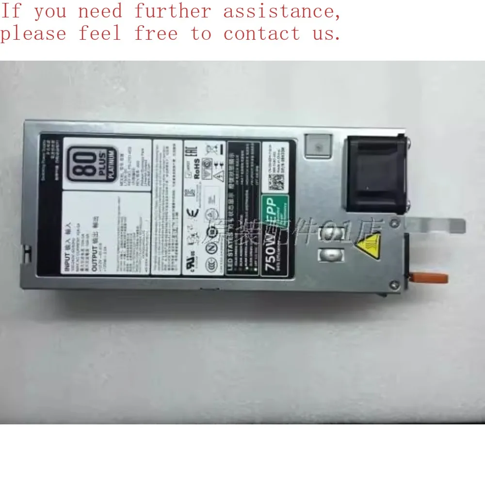 For original, Dell/Dell 13 generation R530/R630/R730 T430/T630 750W power supply