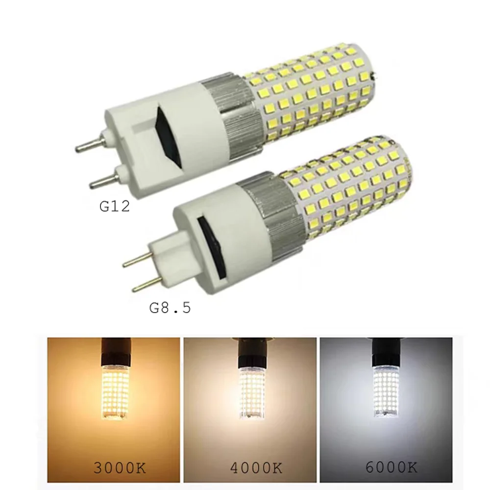 4000K G12 G8.5 LED Bulb Light AC85-265V 15W 20W 2000LM High Brightness SMD2835 LED Corn Bulb Lamp