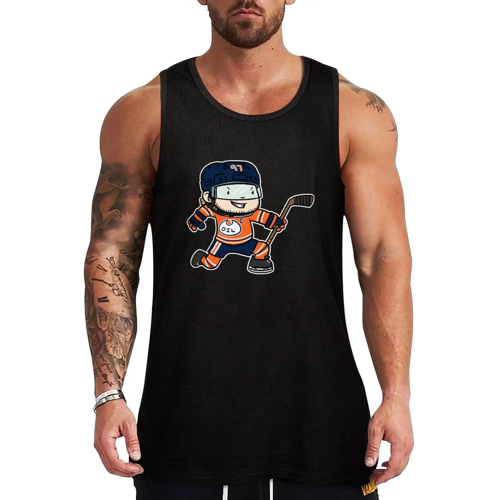 Hockey goal celly, Home jersey Tank Top bodybuilding men cotton t-shirts man