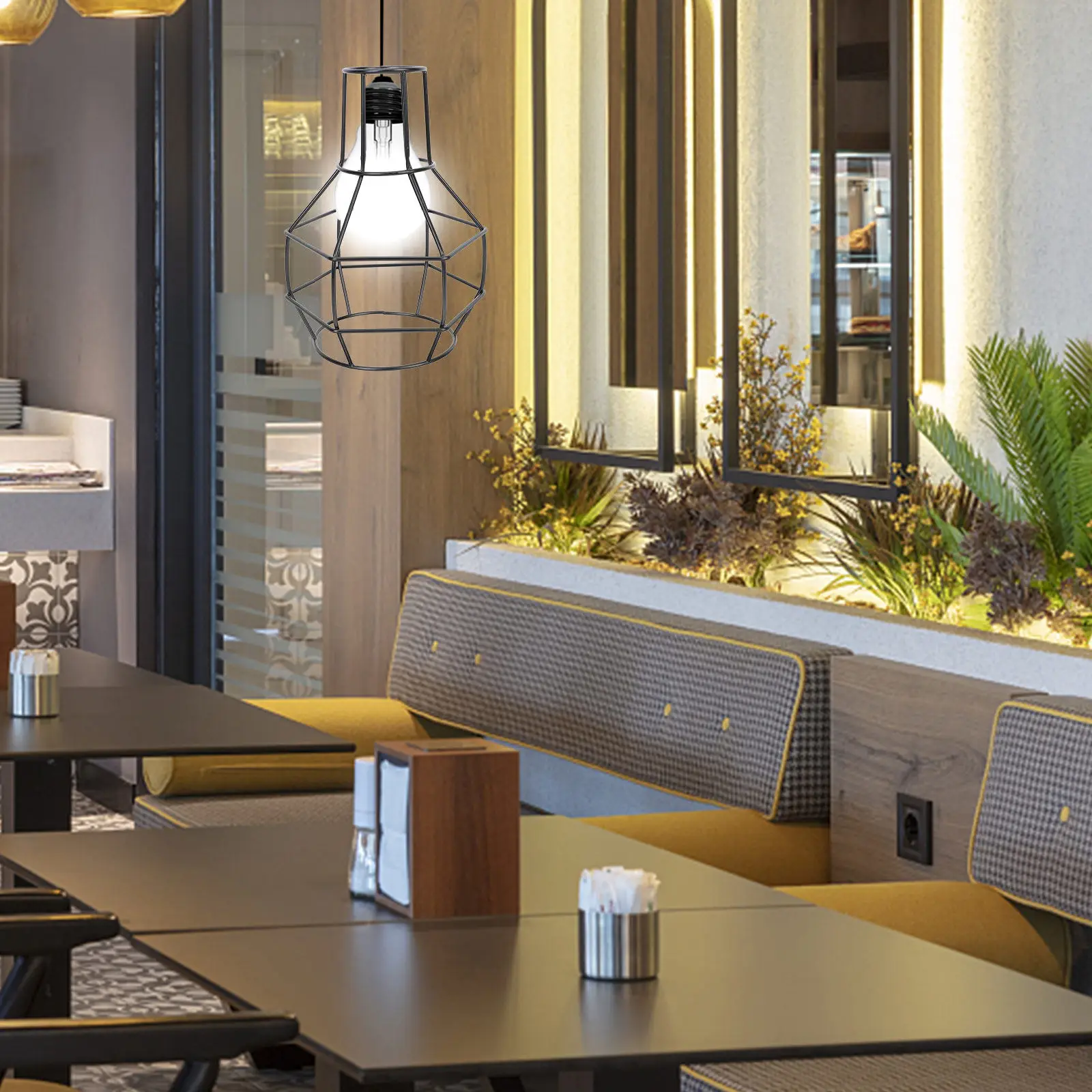 

Винтажный железный абажур в индустриальном стиле, настенный светильник, потолочный плафон, креативный ретро-абажур с вырезами для дома и отеля