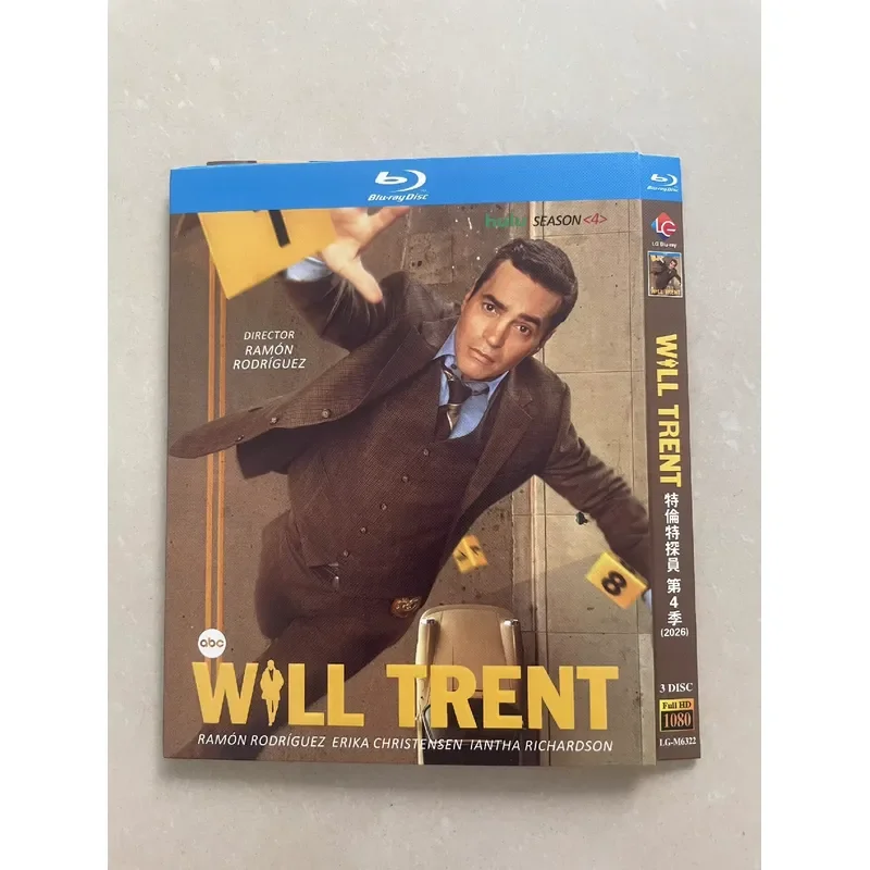 Agent Trent Season 4 3 Disc Set 2026 New Blu Ray TV Series Free Shipping