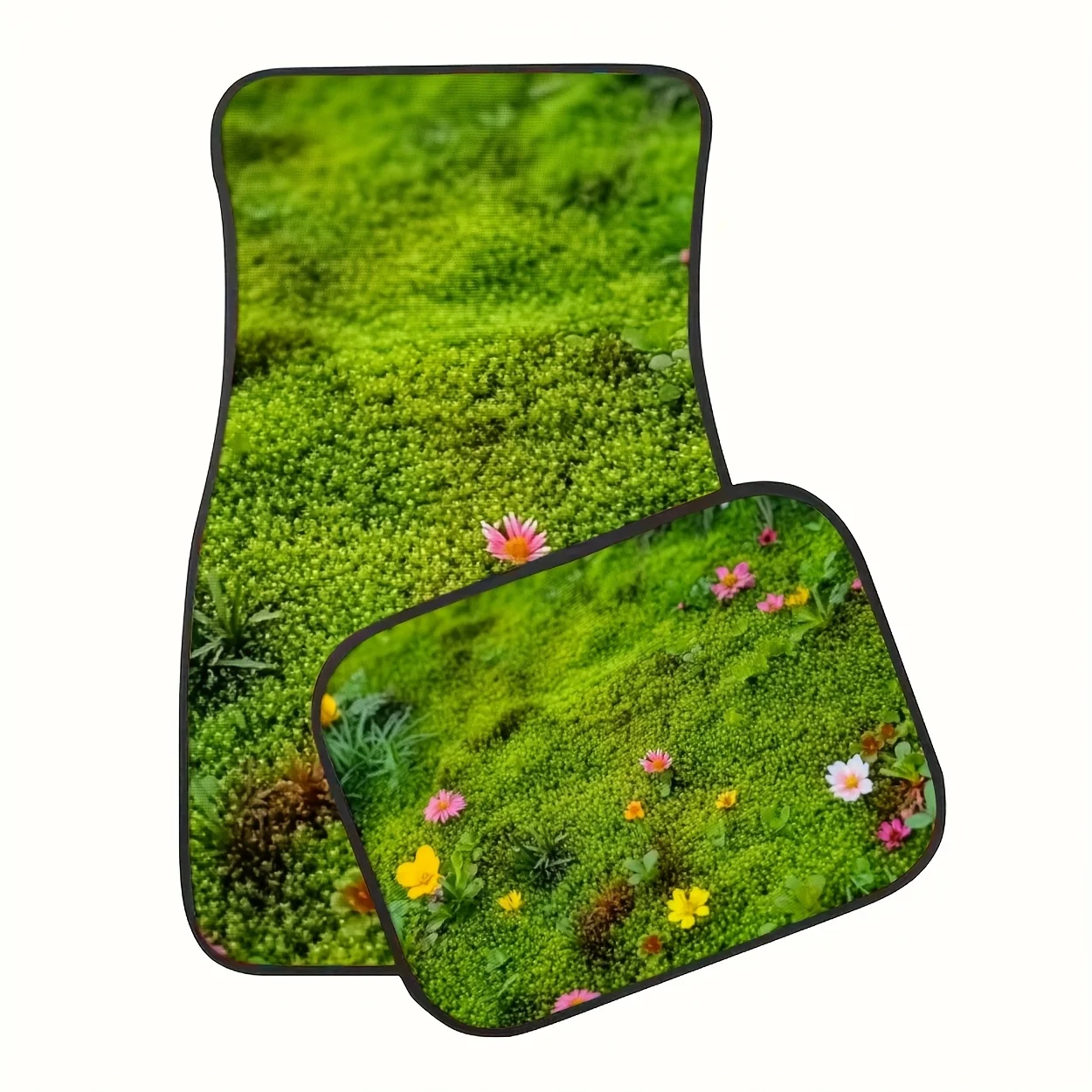 Set Of 4 Universal Car Floor Mats With Digital Print Patterns, All-Weather Protection, Halloween And Christmas Themed Car Interi 6
