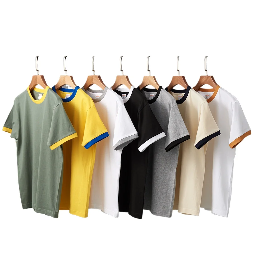 Summer Men's T-shirts Short Sleeve O-neck Male T shirt Men Patchwork Cotton Sport T-shirts For Women Couple Top Tees