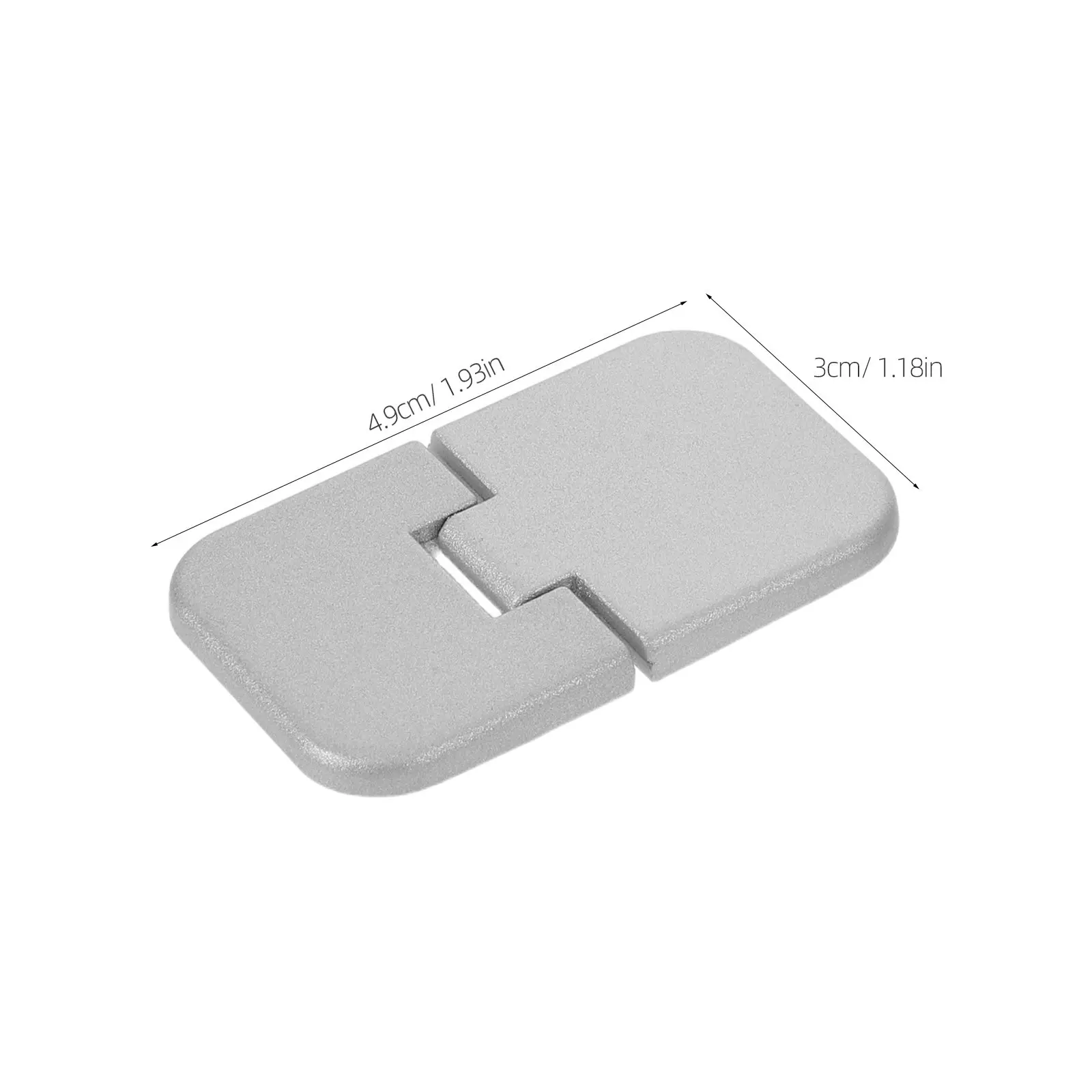 2Pcs Notebook Cooling Stand Portable Laptop Lifters Self-Adhesive Metal Keyboard Riser for Desk Study Business
