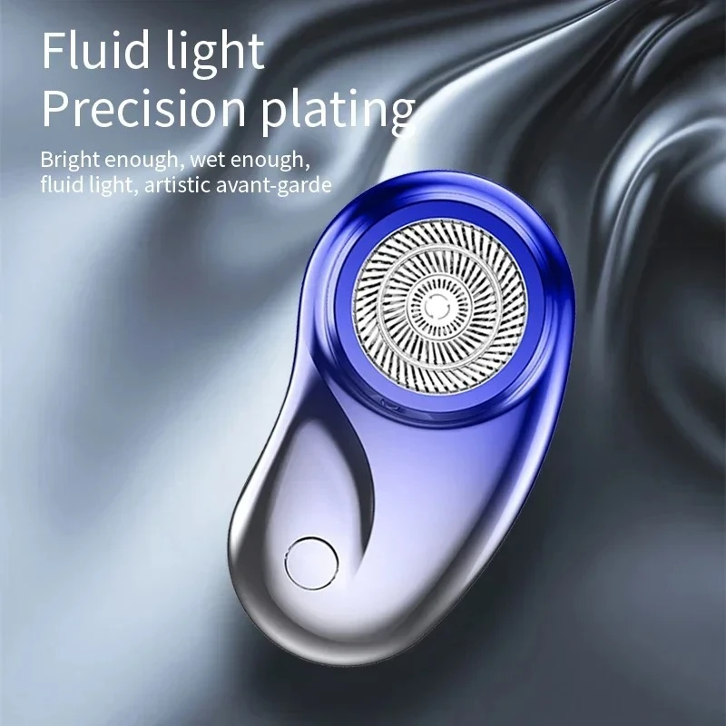 Rasoio Elettrico Portatile Impermeabile Ricaricabile USB con Display Intelligente per Viaggi e Uso Domestico