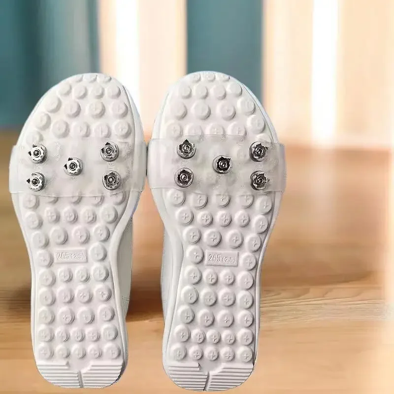 الأشرطة المشي لمسافات طويلة على الجليد للبالغين، دروع الأحذية، الأظافر الوحيدة المضادة للانزلاق، صيد الأسماك على الجليد وتسلق الجبال، قرنفل الجليد #5