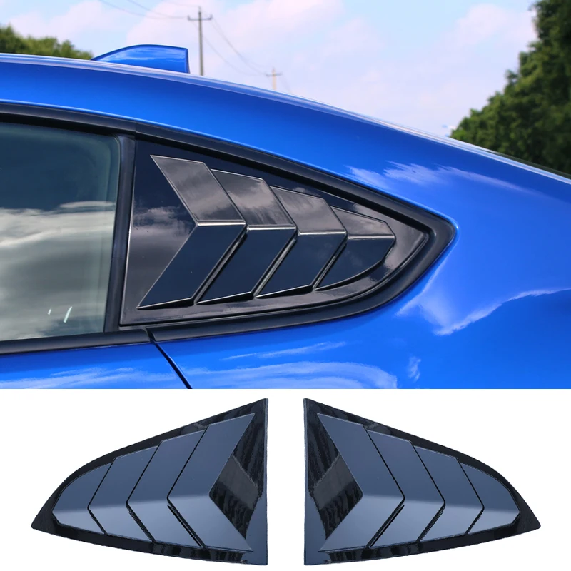 

BRZ Window Louver for Toyota GR86 ZN8 ZC8 Scion FR-S Quarter Side Scoop Cover Vent Black Spoiler 2022+ Decorative Accessories