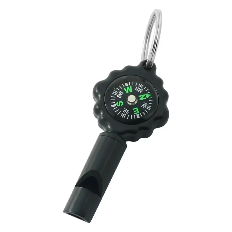 

Survival Whistle With Compass Outdoor Camping Products Compass Multifunctional Tool Loud Whistle 2 In1 Clear Sound For Kayaking