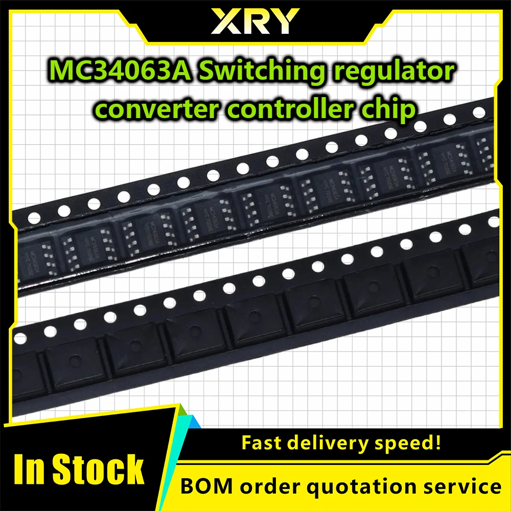 XRY 10-20 piezas MC34063 MC34063A 34063 SMT SOP8 controlador de chip MC34063A MC34063 34063 SOP-8 en Stock