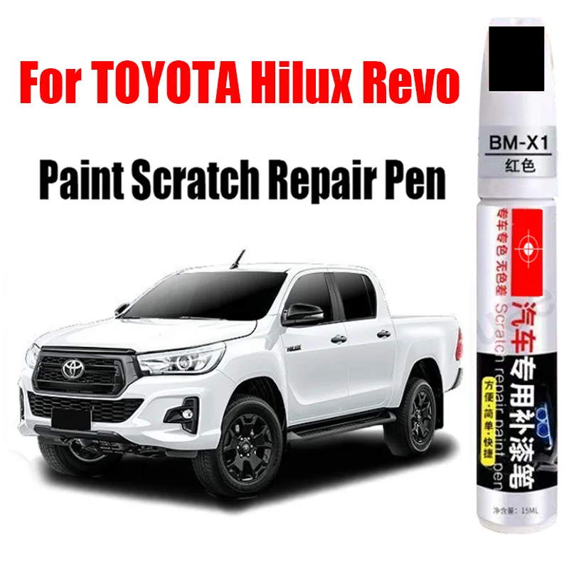 

Car Paint Repair Pen for Toyota Hilux Revo Paint Fixer Scratch Remover Touch-Up Pen Car Paint Car Accessories Black White Silver